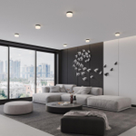 359445 OVER NT24 336 белый Светильник накладной светодиодный IP20 LED 18W 220-240V 4000K 1170Лм AURA