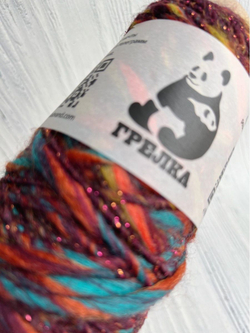 Трикотажная пряжа для вязания MORELINO толстая шишибрики