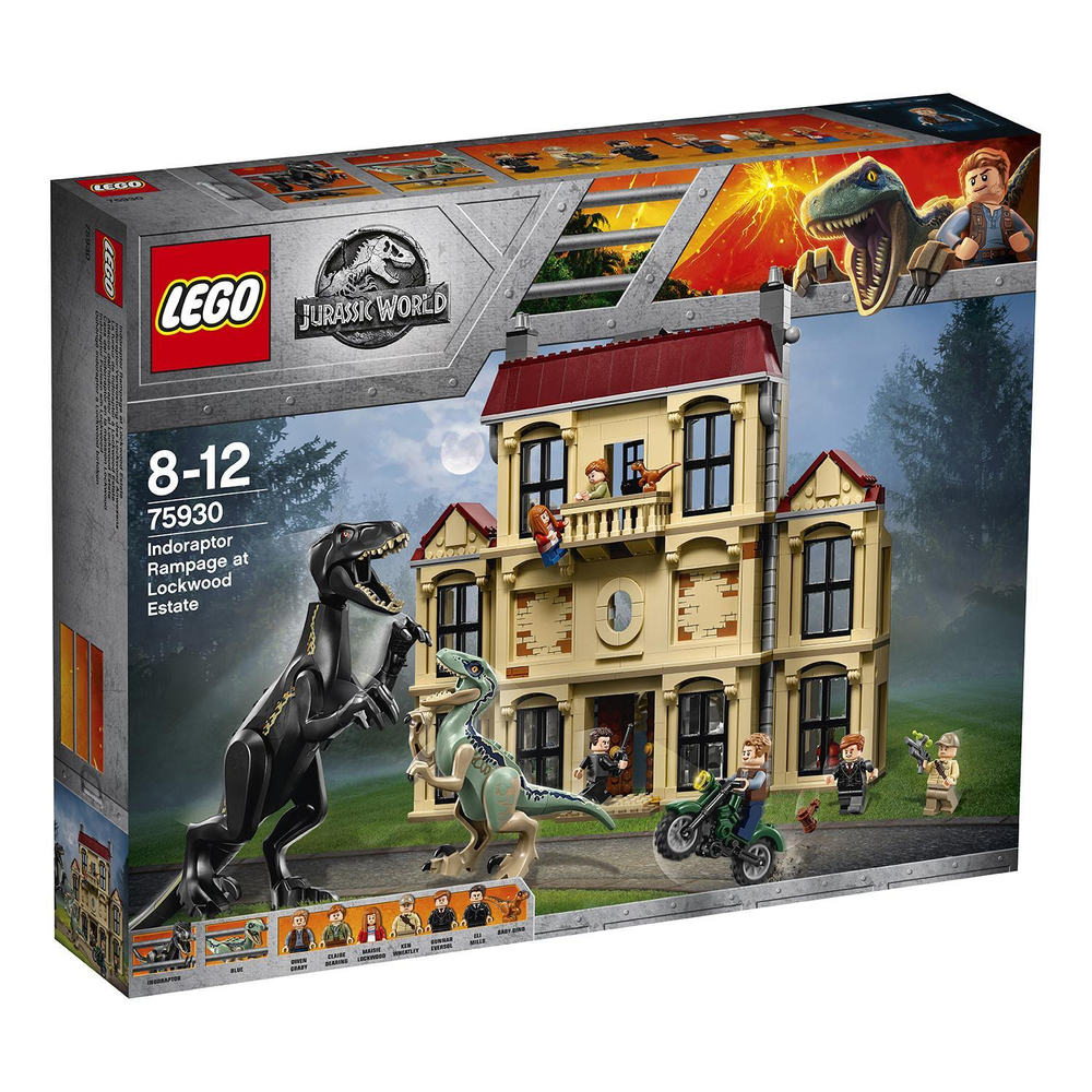 LEGO Jurassic World: Нападение индораптора в поместье Локвуд 75930 — Indoraptor Rampage at Lockwood Estate — Лего Мир юрского периода