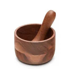 Деревянный пестик и ступка Delci из акации