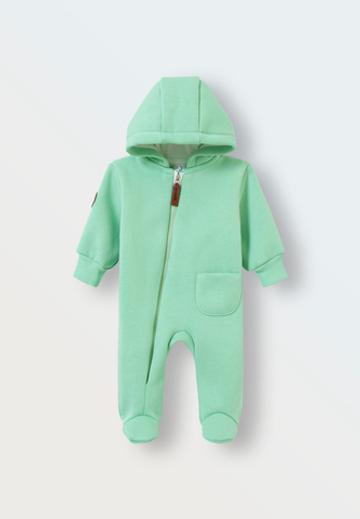 Комбинезон футер 3-х нитка (зеленое яблоко)
