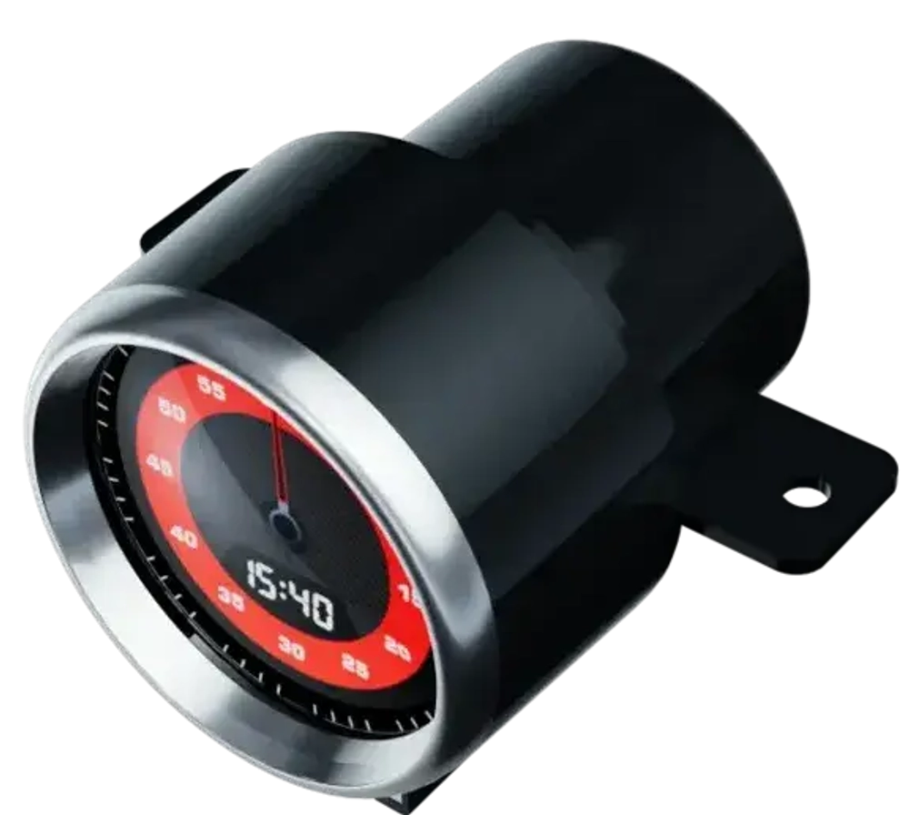 Цифровые часы для Porsche Cayenne 2010-2017 - Carmedia ZF-5025