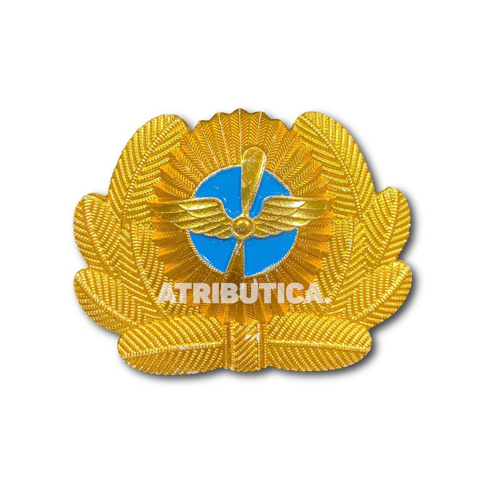 Кокарда ГВФ ( Гражданская Авиация ) В Обрамлении Золотистая | ATRIBUTICASTORE.RU