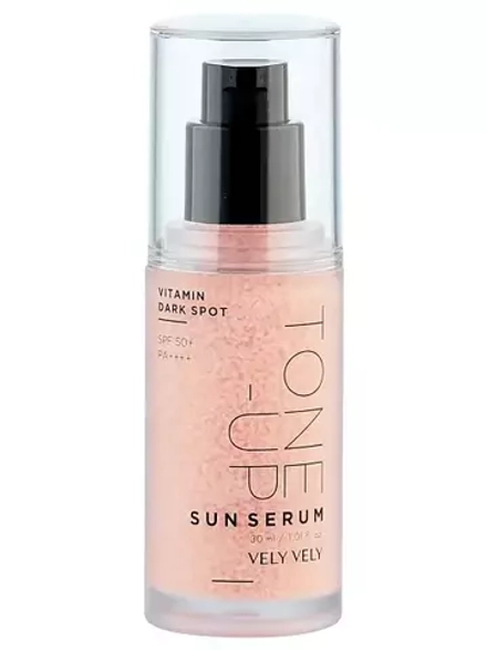 Vely Vely Витаминная осветляющая солнцезащитная сыворотка SPF 50 РА++++ Vitamin Dark Spot Tone-Up Sun Serum30 мл