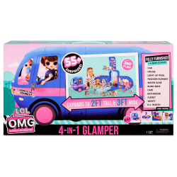LOL SURPRISE - Модный кемпер LOL 4in1 Glamper Blue 569459 / артикул   569459  / GTIN 035051569459