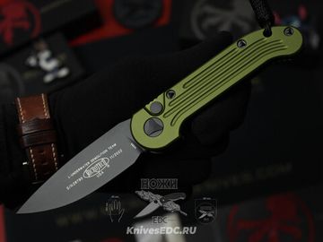 Автоматический нож Microtech LUDT 135-1OD с клинком из стали M390, рукоять 6061 T-6 Aluminium
