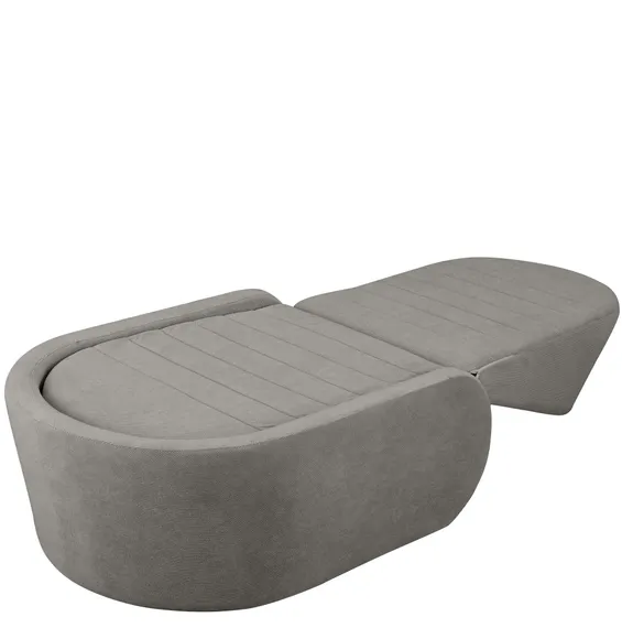 Раскладное лаунж-кресло Foldix серое