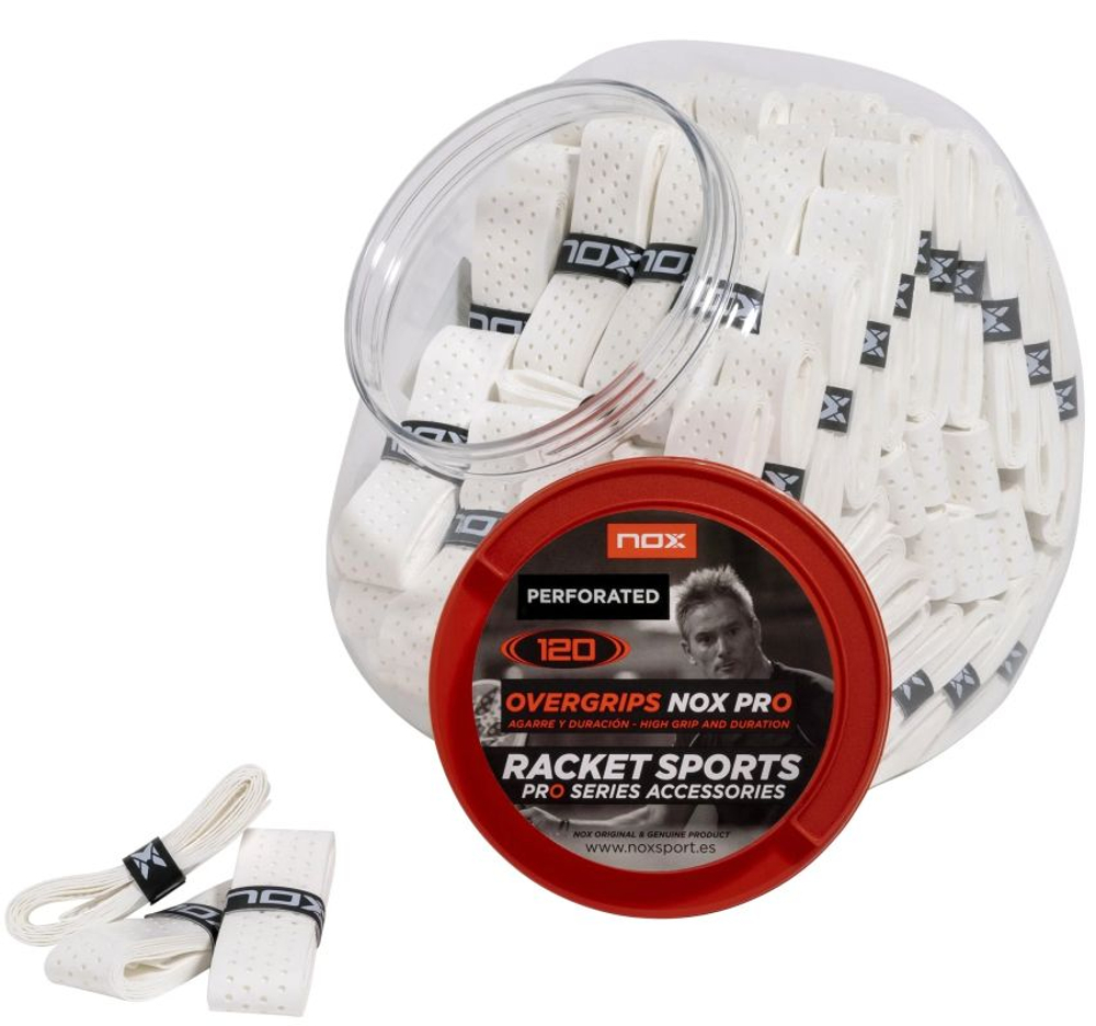 NOX Bote Overgrip Pro Perforated 120P - white