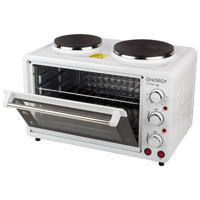 Духовка электрическая ENERGY GН-26A-W, 1400Вт, 26л, белая