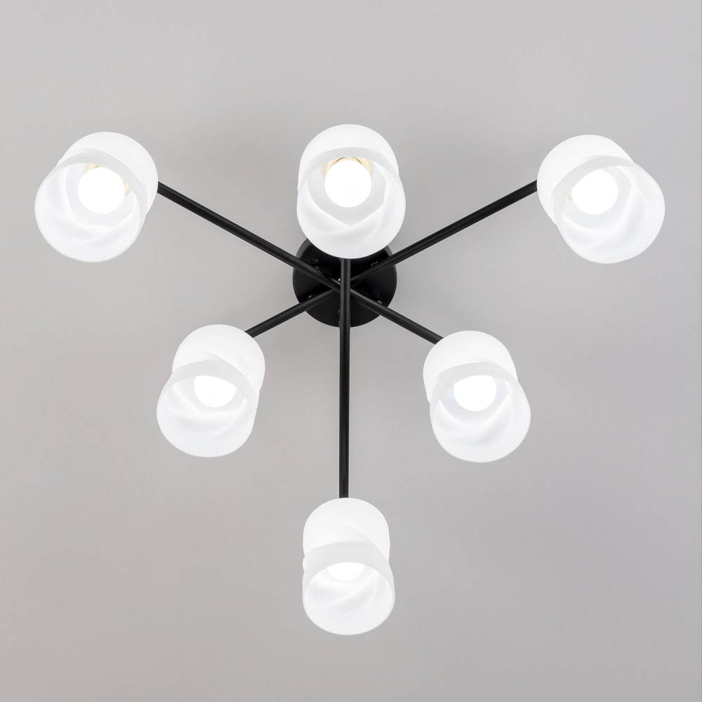 Citilux Нильс CL132165 Люстра потолочная Чёрная