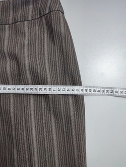 Брюки бежевые в полоску 46 размер