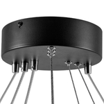 748227 Люстра SATURNO LED 132W 11000LM 70G ЧЕРНЫЙ 3000-6000K