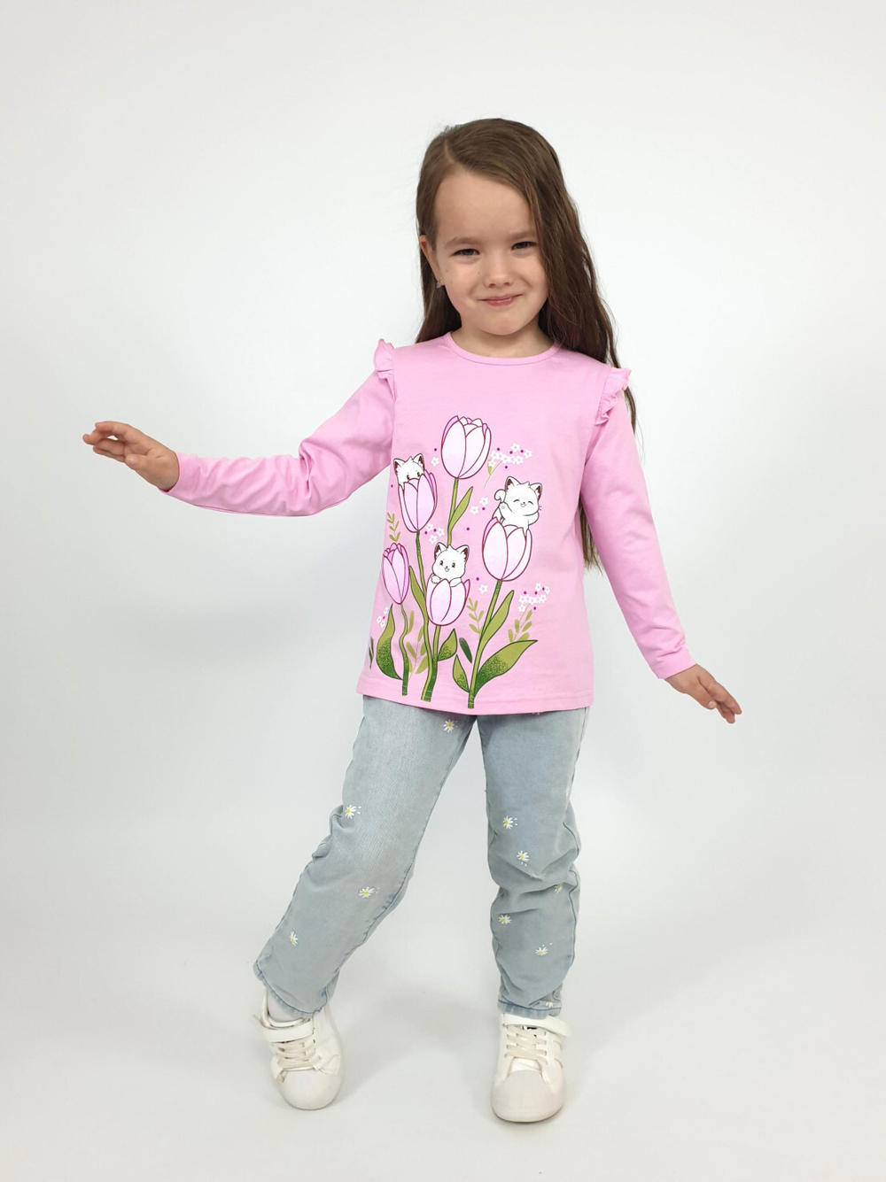 4-126-3 Джемпер для девочки