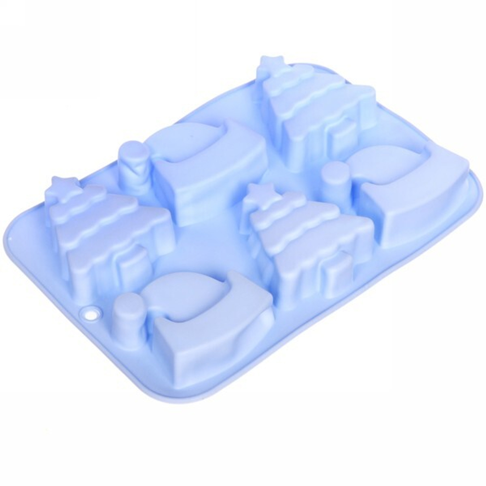 Форма силиконовая «Macarons» Елки- колпаки 25*17*3см