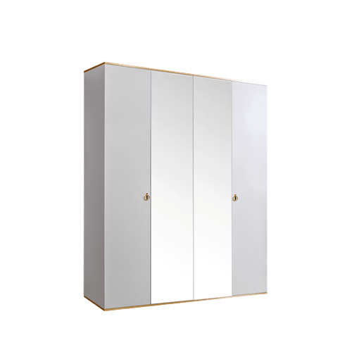 Шкаф 4-х дверный с зеркалами