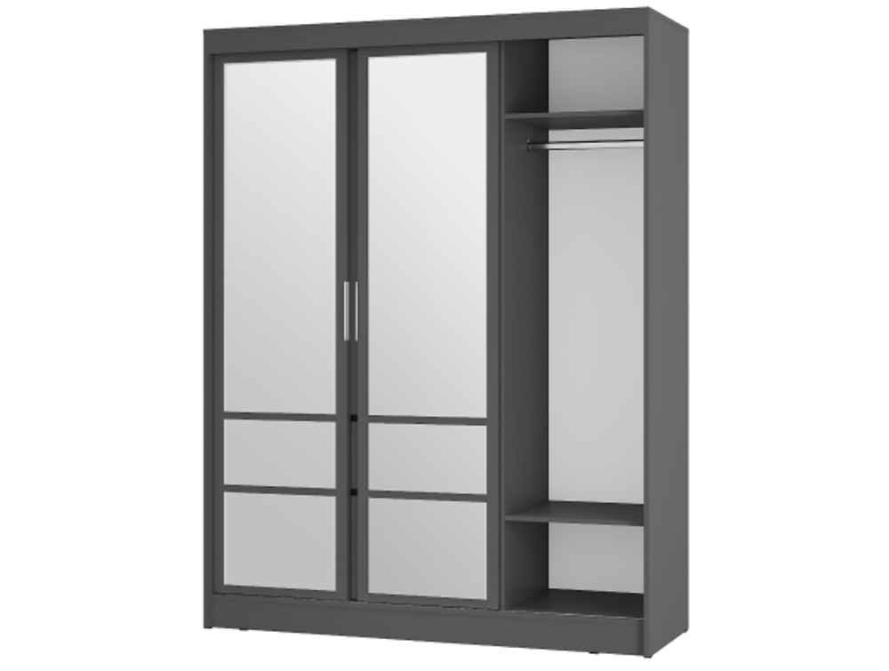 Шкаф-купе ШКК-06 МС Симпл графит