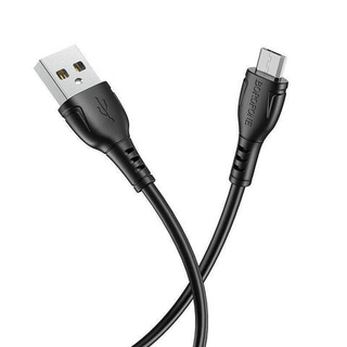 Шнур USB - micro USB  2,4Ам 1м черный BOROFONE BX51 (00052)