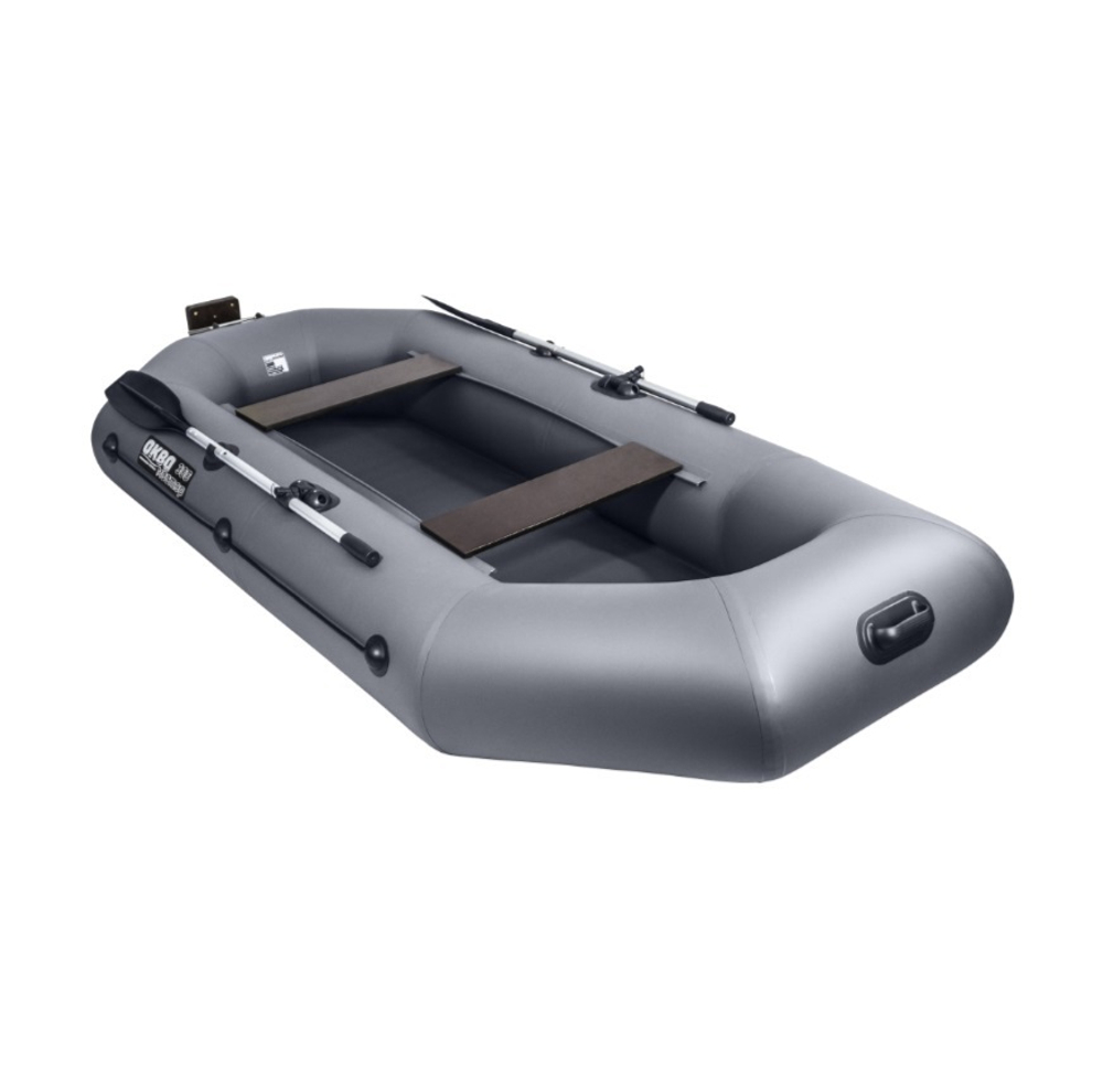 Лодка ПВХ АКВА-МАСТЕР 300 ТР графит со сланью