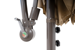 Зонт Парма, 3000мм, с вент. куполом, бежевый