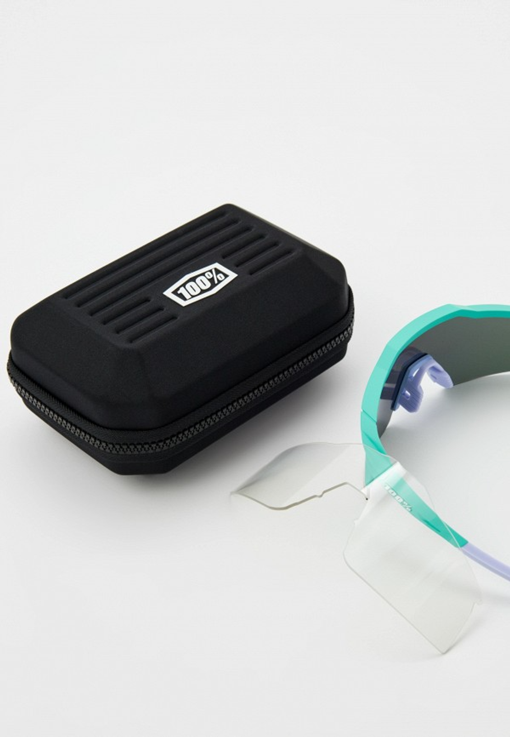 Спортивные очки с диоптриями 100% Speedcraft SL / Soft Tact Mint / HiPER Lavender Mirror Lens