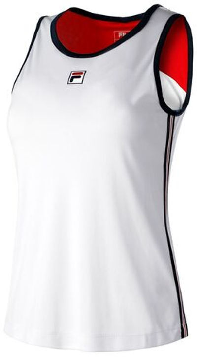 Футболка для девочки теннисная Fila Top Ava Girls - white