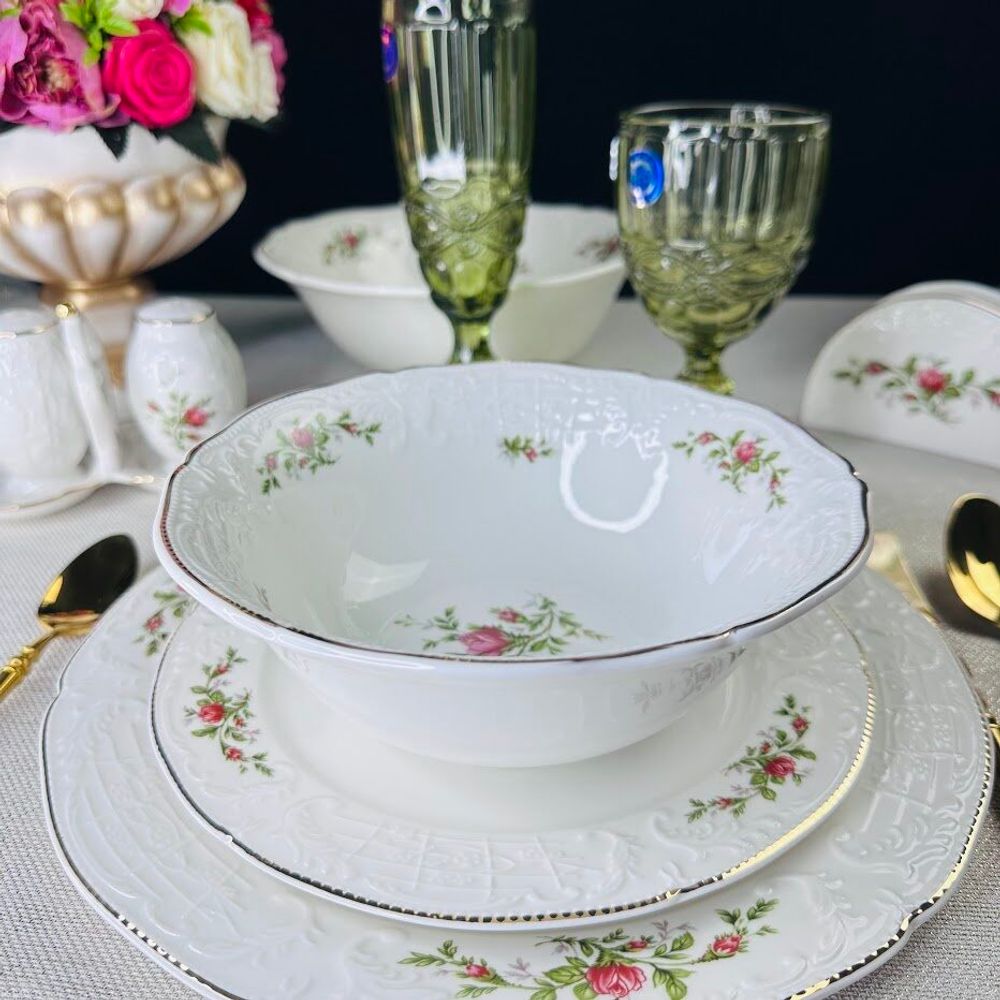 Lenardi 205-376 Набор из 6 салатников 18см ДОМИНИКА в под.уп.(х6)Фарфор