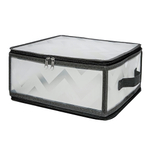 Короб складной на молнии "Зигзаг", Д300 Ш280 В150, серый