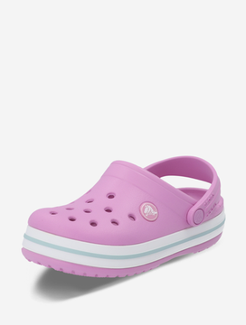 Сабо для девочек Crocs Crocband Clog K 31-32 ( J1) розовый