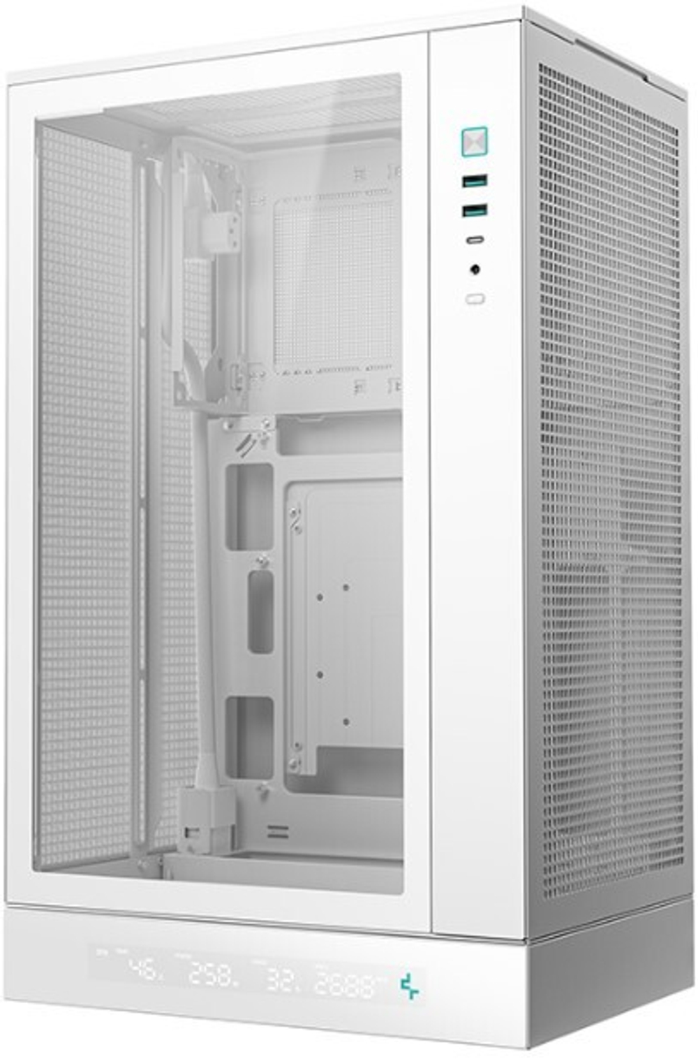 Корпус mATX Deepcool CH270 DIGITAL WH