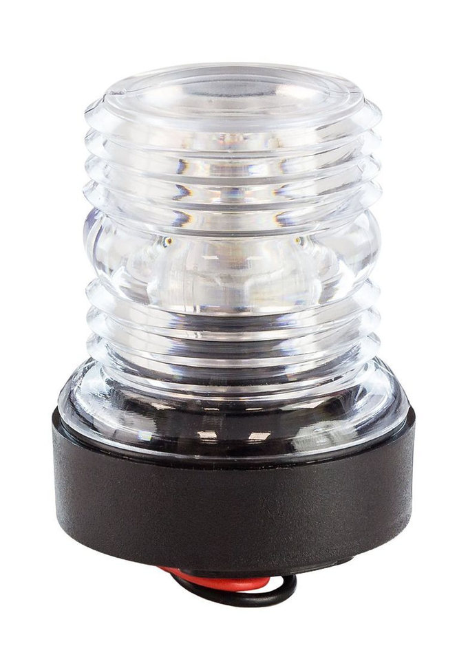 Огонь топовый диам. 54x72 мм, пластиковый корпус, 12-24 В, 2 Вт, LED, Ba15d