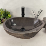 Раковина из речного камня RS-65593 50*35*15 0856