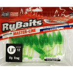 12 шт. 4,5 см Рыболовные, силиконовые приманки рачки. Головастик RuBaits Fly Frog Набор для рыбалки на щуку, судака, окуня, форель Для зимней рыбалки, микроджиг.