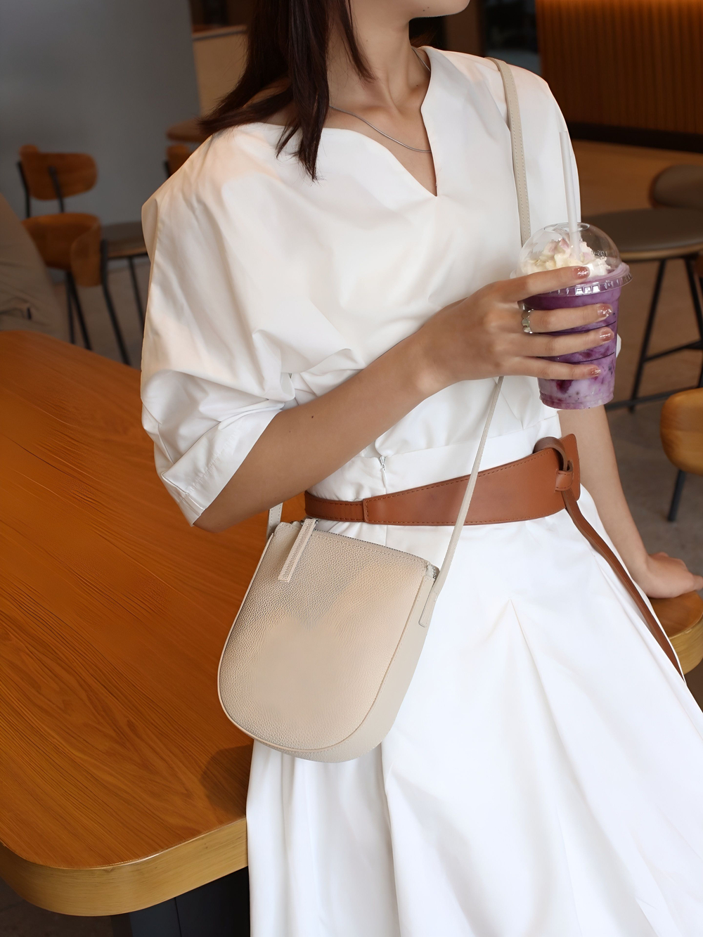 сумка женская натуральная кожа через плечо кросс боди маленькая