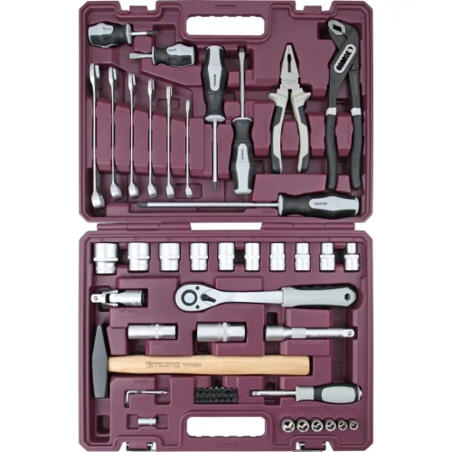 Набор инструмента универсальный 1/4", 1/2"DR THORVIK TS056