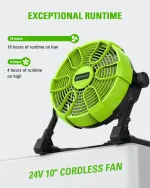 Вентилятор с гибридным питанием Greenworks G24FAN (без АКБ и ЗУ) 3503407