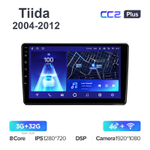 Teyes CC2 Plus 9"для Nissan Tiida 2004-2012