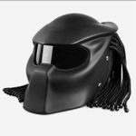 шлем интеграл BSD-A030 predator хищник чёрный матовый L