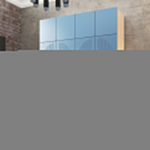 Шкаф Агератум МДФ четырехсекционный с антресолью Сапфир структурный (0,3) G4018-62A матовая - Дуб молочный 8622  230*50*240