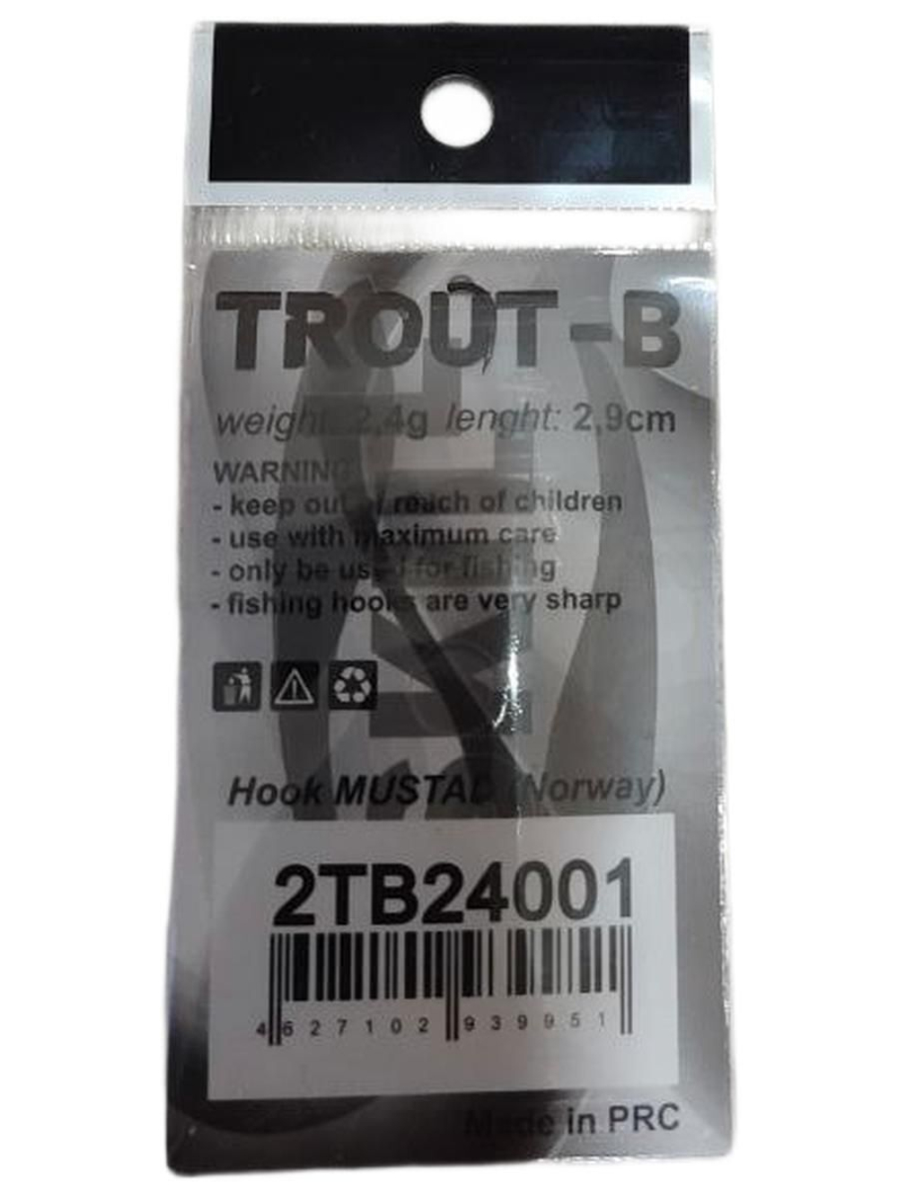 Блесна SKILL TROUT-B 2 цвет 2тб24001