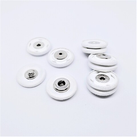 Кнопки №1267, 27мм, цв.белый (MS K-64)