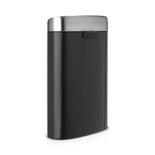 Мусорный бак Brabantia Touch Bin (40л), Матовый черный/крышка матовая с защитой от отпечатков пальцев