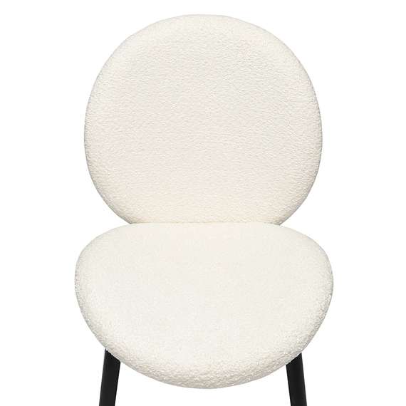 Стул Bente, молочно-белое букле