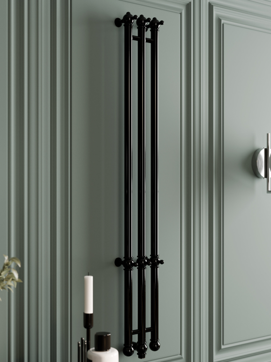 Полотенцесушитель Винтаж 3 120х16 Черный лак