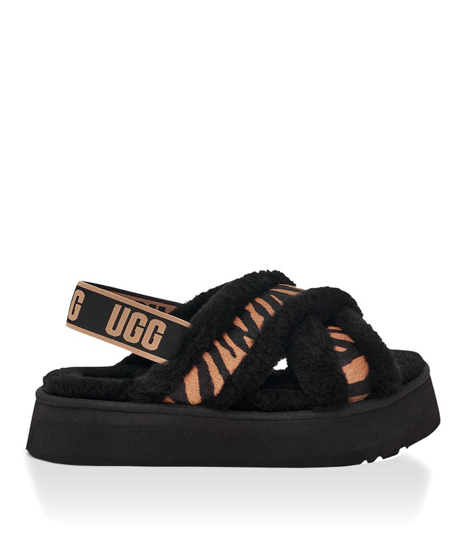 DISCO CROSS SLIDE-tiger print