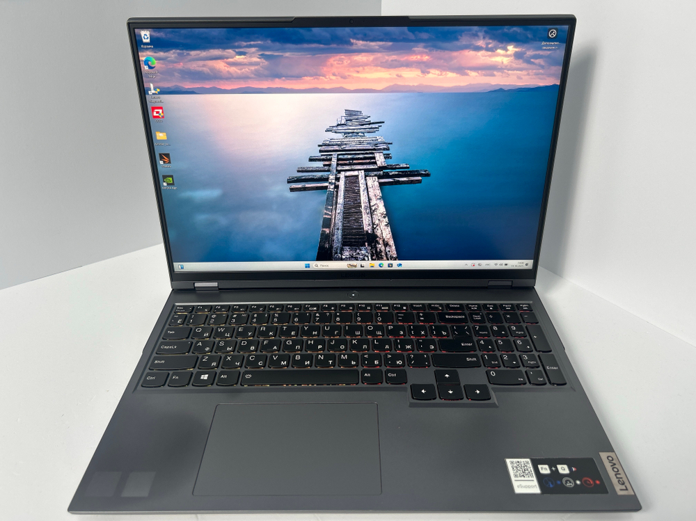 Ноутбук Lenovo Legion 5 Pro 16ITH6 (82JF0064RU) 16"/Intel Core i5 11400H/RAM 16 GB/SSD 512 GB/NVIDIA GeForce RTX 3050 Ti/2560x1600/IPS 165 Hz/Windows 11/Посветка кл-ры:RGB/серый. Состояние: C1