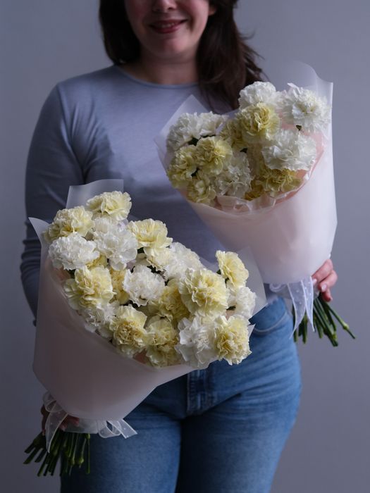 Монобукет из гвоздик