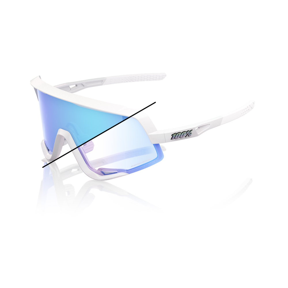 Спортивные очки 100% GLENDALE LE Bastille / Pearl White Glitter / Blue Mirror Photochromic Lens