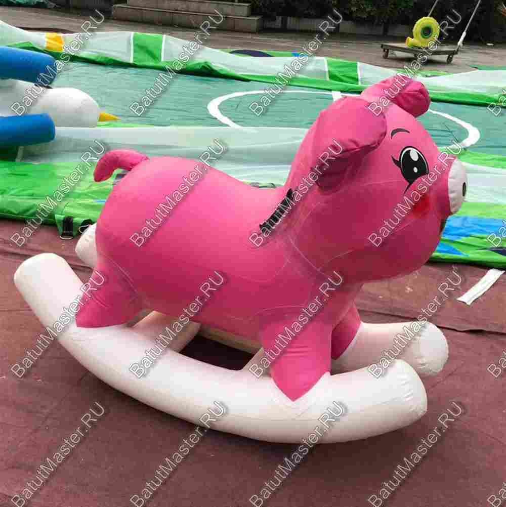 Надувная качалка «Свинка»