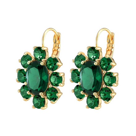 Серьги Dyrberg Kern VALENTINA SG GREEN 390073