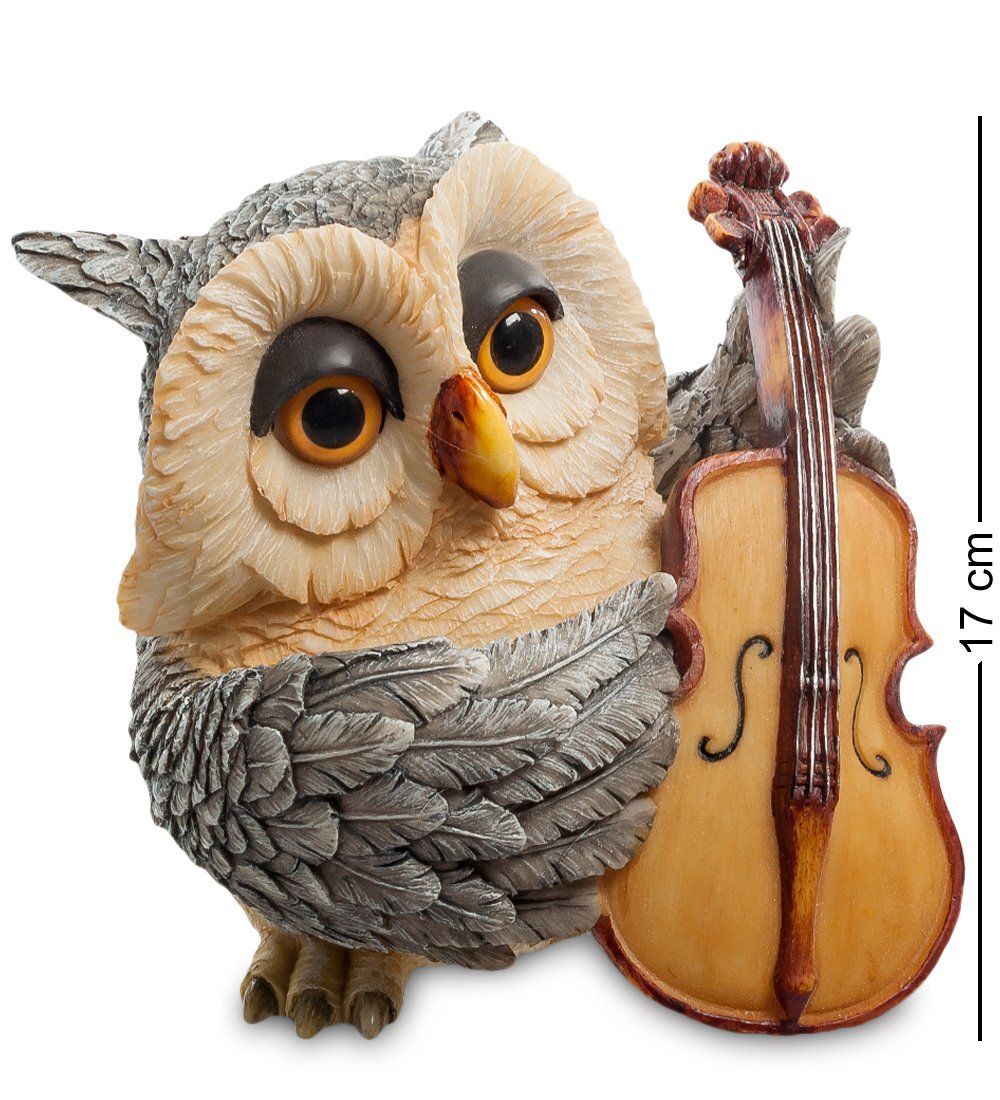 MB-6286-LB Копилка Сова «Виолончелист» (Sealmark)